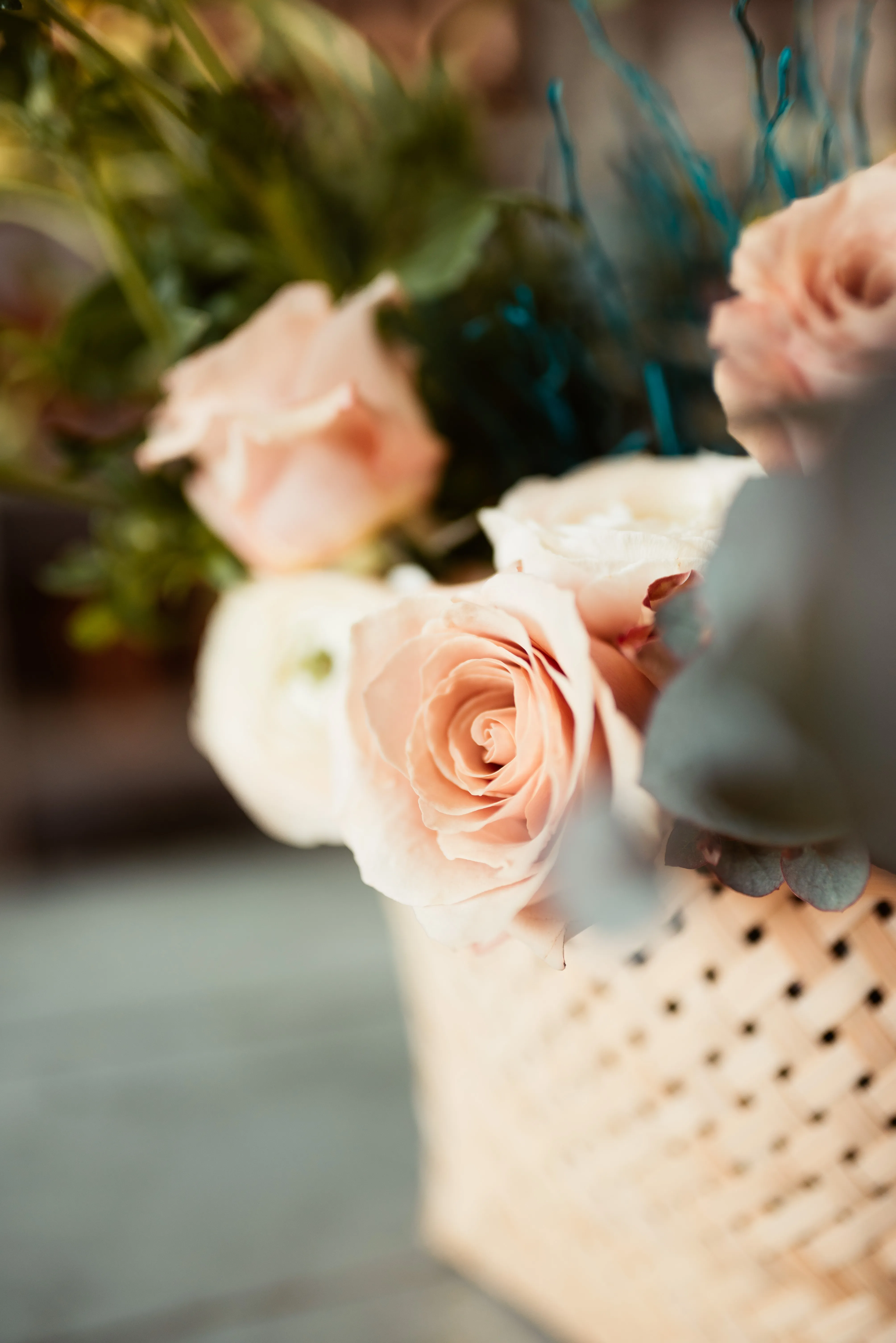 Composizione floreale di stagione per workshop